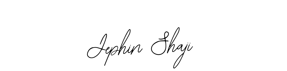 Make a beautiful signature design for name Jephin Shaji. With this signature (Bearetta-2O07w) style, you can create a handwritten signature for free. Jephin Shaji signature style 12 images and pictures png