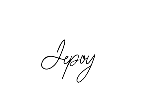 Similarly Bearetta-2O07w is the best handwritten signature design. Signature creator online .You can use it as an online autograph creator for name Jepoy. Jepoy signature style 12 images and pictures png