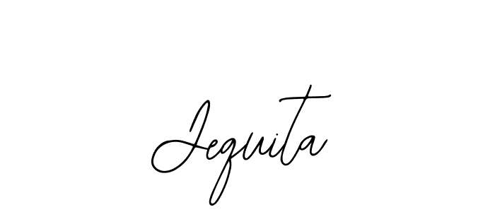 Design your own signature with our free online signature maker. With this signature software, you can create a handwritten (Bearetta-2O07w) signature for name Jequita. Jequita signature style 12 images and pictures png