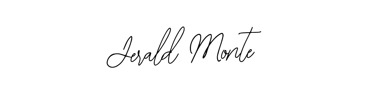 Bearetta-2O07w is a professional signature style that is perfect for those who want to add a touch of class to their signature. It is also a great choice for those who want to make their signature more unique. Get Jerald Monte name to fancy signature for free. Jerald Monte signature style 12 images and pictures png