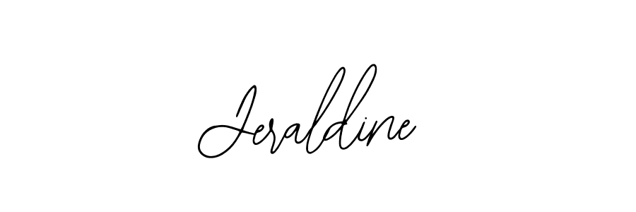 The best way (Bearetta-2O07w) to make a short signature is to pick only two or three words in your name. The name Jeraldine include a total of six letters. For converting this name. Jeraldine signature style 12 images and pictures png