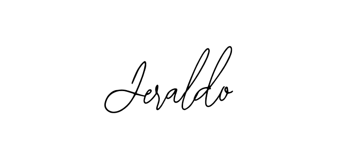 How to make Jeraldo signature? Bearetta-2O07w is a professional autograph style. Create handwritten signature for Jeraldo name. Jeraldo signature style 12 images and pictures png