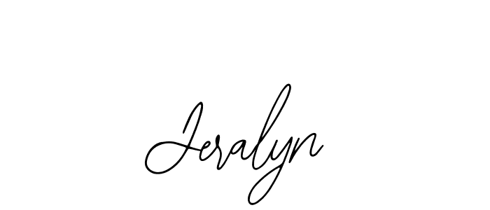 Make a beautiful signature design for name Jeralyn. With this signature (Bearetta-2O07w) style, you can create a handwritten signature for free. Jeralyn signature style 12 images and pictures png