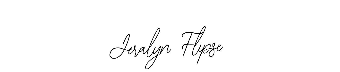 How to make Jeralyn Flipse signature? Bearetta-2O07w is a professional autograph style. Create handwritten signature for Jeralyn Flipse name. Jeralyn Flipse signature style 12 images and pictures png
