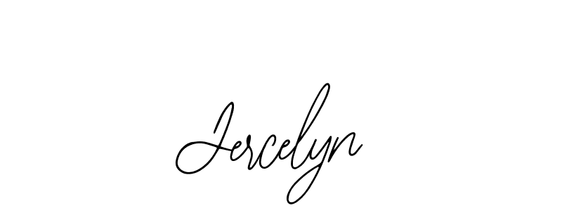 Make a beautiful signature design for name Jercelyn. With this signature (Bearetta-2O07w) style, you can create a handwritten signature for free. Jercelyn signature style 12 images and pictures png