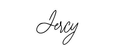 A classic penmanship look for Jercy. The Bearetta-2O07w font brings timeless elegance and confidence to every signed document. Jercy signature style 12 images and pictures png