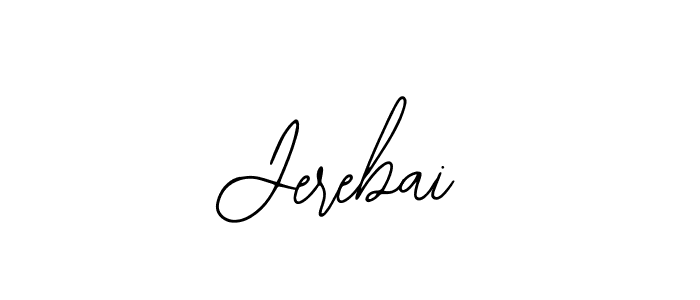 How to make Jerebai name signature. Use Bearetta-2O07w style for creating short signs online. This is the latest handwritten sign. Jerebai signature style 12 images and pictures png