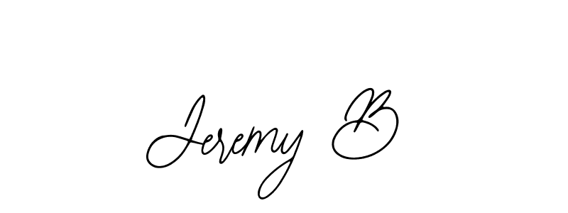 The best way (Bearetta-2O07w) to make a short signature is to pick only two or three words in your name. The name Jeremy B include a total of six letters. For converting this name. Jeremy B signature style 12 images and pictures png