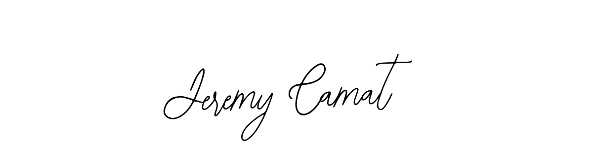 Use a signature maker to create a handwritten signature online. With this signature software, you can design (Bearetta-2O07w) your own signature for name Jeremy Camat. Jeremy Camat signature style 12 images and pictures png