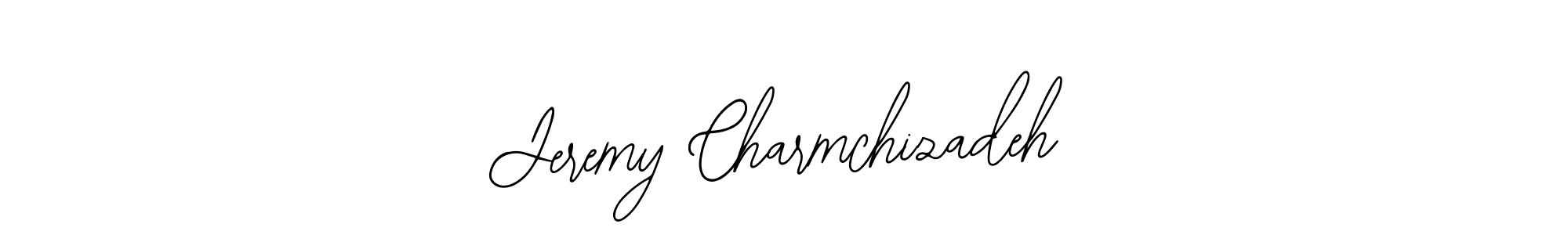 if you are searching for the best signature style for your name Jeremy Charmchizadeh. so please give up your signature search. here we have designed multiple signature styles  using Bearetta-2O07w. Jeremy Charmchizadeh signature style 12 images and pictures png