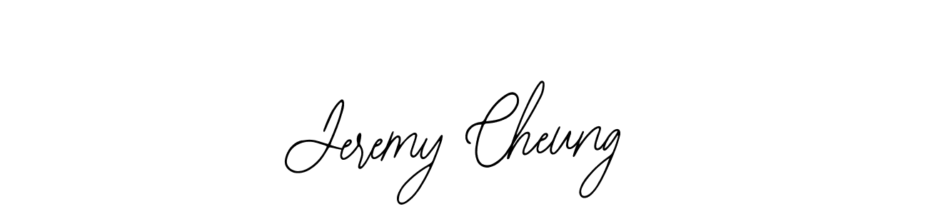 The best way (Bearetta-2O07w) to make a short signature is to pick only two or three words in your name. The name Jeremy Cheung include a total of six letters. For converting this name. Jeremy Cheung signature style 12 images and pictures png