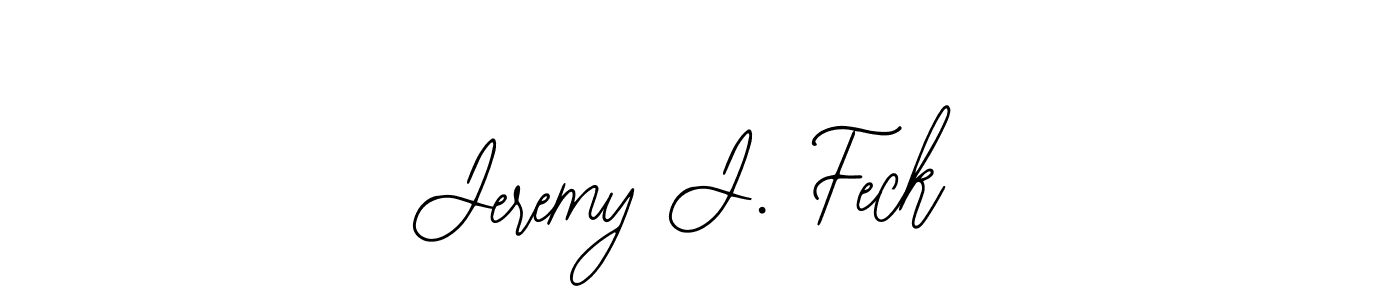 Similarly Bearetta-2O07w is the best handwritten signature design. Signature creator online .You can use it as an online autograph creator for name Jeremy J. Feck. Jeremy J. Feck signature style 12 images and pictures png