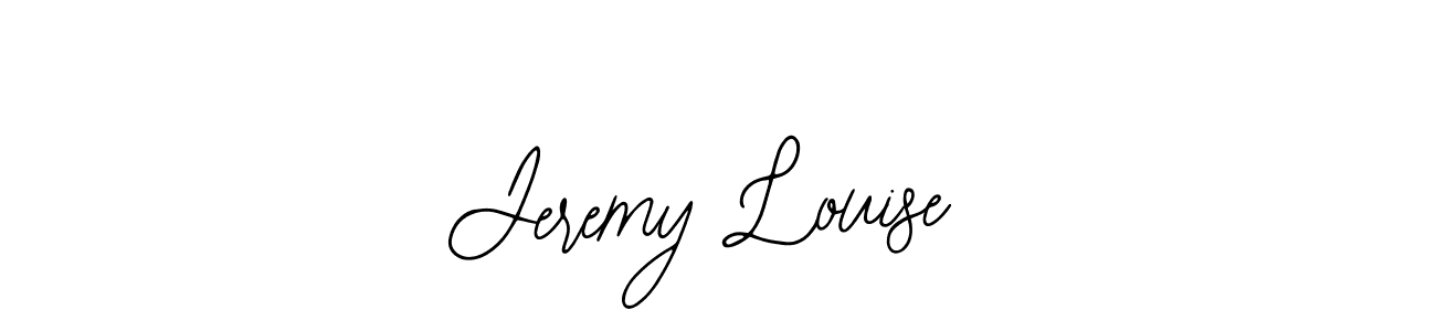 Jeremy Louise stylish signature style. Best Handwritten Sign (Bearetta-2O07w) for my name. Handwritten Signature Collection Ideas for my name Jeremy Louise. Jeremy Louise signature style 12 images and pictures png