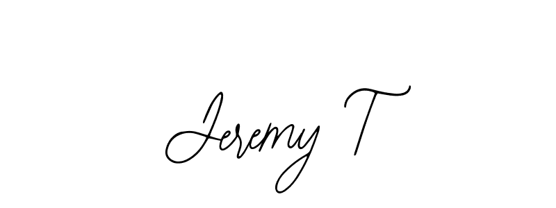 Create a beautiful signature design for name Jeremy T. With this signature (Bearetta-2O07w) fonts, you can make a handwritten signature for free. Jeremy T signature style 12 images and pictures png