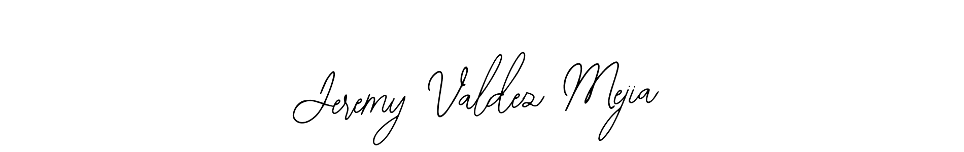 Jeremy Valdez Mejia stylish signature style. Best Handwritten Sign (Bearetta-2O07w) for my name. Handwritten Signature Collection Ideas for my name Jeremy Valdez Mejia. Jeremy Valdez Mejia signature style 12 images and pictures png