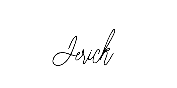 Create a beautiful signature design for name Jerick. With this signature (Bearetta-2O07w) fonts, you can make a handwritten signature for free. Jerick signature style 12 images and pictures png