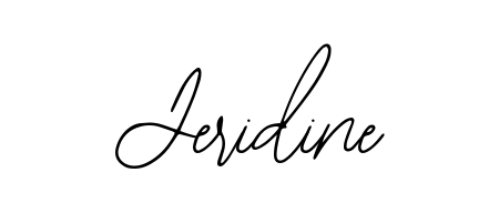 If you are searching for the best signature style for your name Jeridine, here we have designed multiple signature styles using Bearetta-2O07w. Jeridine signature style 12 images and pictures png