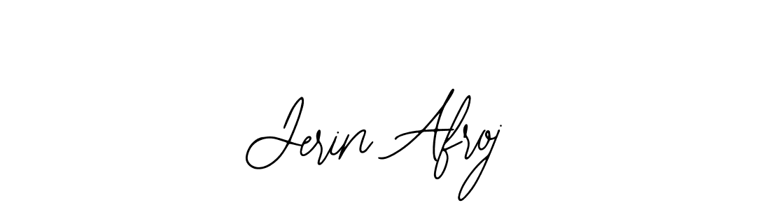 Similarly Bearetta-2O07w is the best handwritten signature design. Signature creator online .You can use it as an online autograph creator for name Jerin Afroj. Jerin Afroj signature style 12 images and pictures png