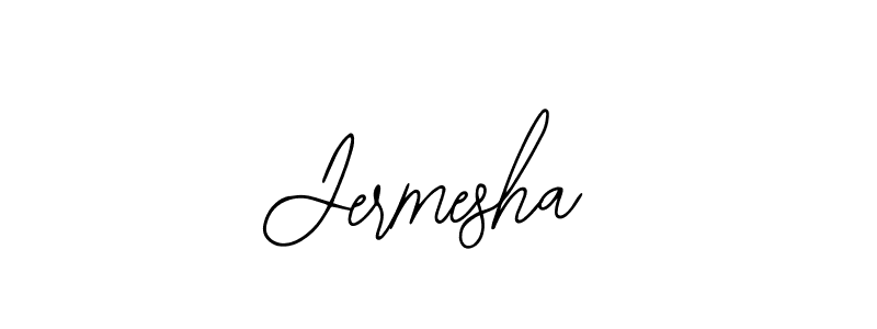 How to make Jermesha name signature. Use Bearetta-2O07w style for creating short signs online. This is the latest handwritten sign. Jermesha signature style 12 images and pictures png