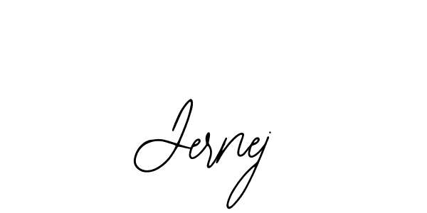 Use a signature maker to create a handwritten signature online. With this signature software, you can design (Bearetta-2O07w) your own signature for name Jernej. Jernej signature style 12 images and pictures png