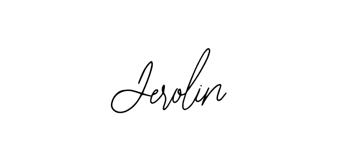 How to make Jerolin signature? Bearetta-2O07w is a professional autograph style. Create handwritten signature for Jerolin name. Jerolin signature style 12 images and pictures png