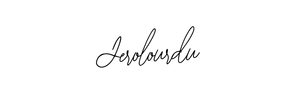The best way (Bearetta-2O07w) to make a short signature is to pick only two or three words in your name. The name Jerolourdu include a total of six letters. For converting this name. Jerolourdu signature style 12 images and pictures png