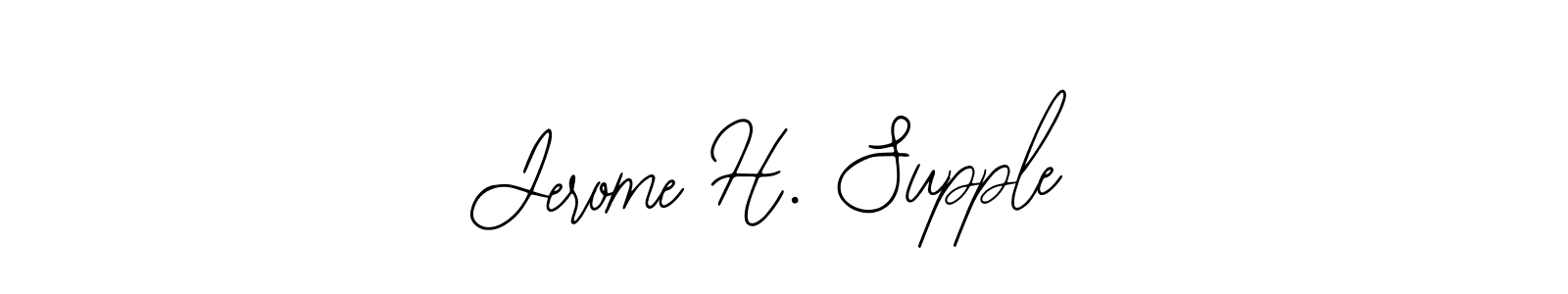 Make a beautiful signature design for name Jerome H. Supple. Use this online signature maker to create a handwritten signature for free. Jerome H. Supple signature style 12 images and pictures png