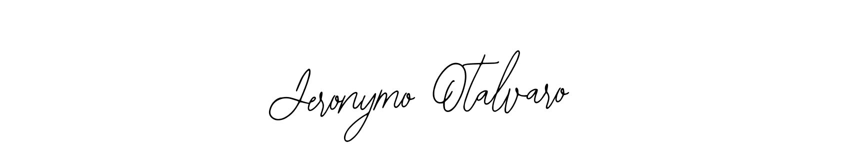 Bearetta-2O07w is a professional signature style that is perfect for those who want to add a touch of class to their signature. It is also a great choice for those who want to make their signature more unique. Get Jeronymo Otalvaro name to fancy signature for free. Jeronymo Otalvaro signature style 12 images and pictures png