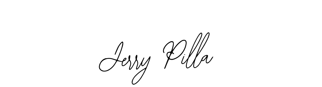 The best way (Bearetta-2O07w) to make a short signature is to pick only two or three words in your name. The name Jerry Pilla include a total of six letters. For converting this name. Jerry Pilla signature style 12 images and pictures png