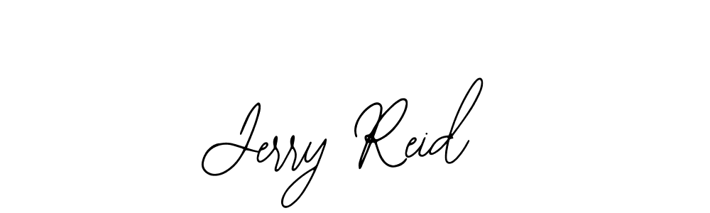 Use a signature maker to create a handwritten signature online. With this signature software, you can design (Bearetta-2O07w) your own signature for name Jerry Reid. Jerry Reid signature style 12 images and pictures png