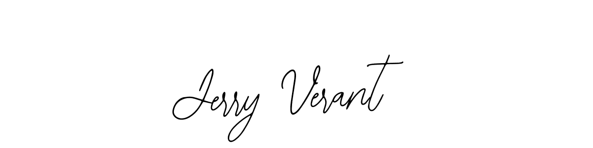 The best way (Bearetta-2O07w) to make a short signature is to pick only two or three words in your name. The name Jerry Verant include a total of six letters. For converting this name. Jerry Verant signature style 12 images and pictures png