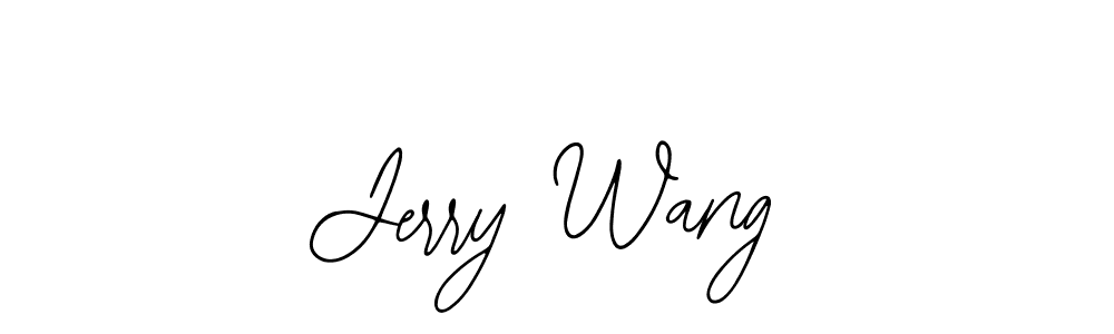 This is the best signature style for the Jerry Wang name. Also you like these signature font (Bearetta-2O07w). Mix name signature. Jerry Wang signature style 12 images and pictures png