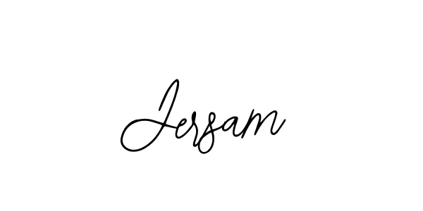 You should practise on your own different ways (Bearetta-2O07w) to write your name (Jersam) in signature. don't let someone else do it for you. Jersam signature style 12 images and pictures png