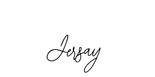 Design your own signature with our free online signature maker. With this signature software, you can create a handwritten (Bearetta-2O07w) signature for name Jersay. Jersay signature style 12 images and pictures png