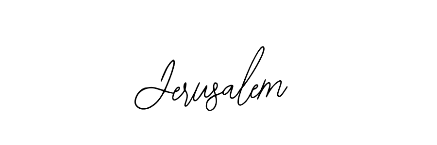 Similarly Bearetta-2O07w is the best handwritten signature design. Signature creator online .You can use it as an online autograph creator for name Jerusalem. Jerusalem signature style 12 images and pictures png