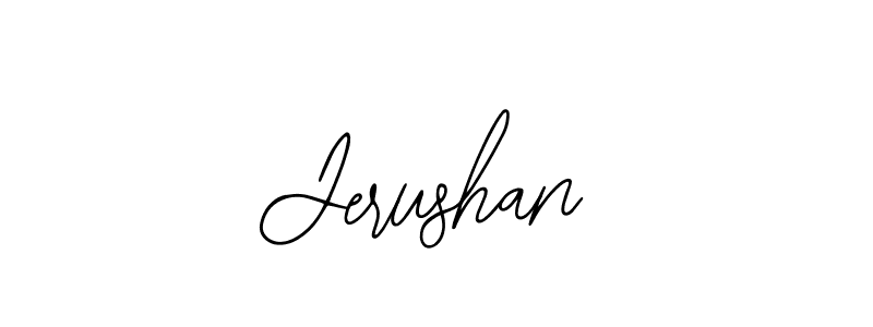 Jerushan stylish signature style. Best Handwritten Sign (Bearetta-2O07w) for my name. Handwritten Signature Collection Ideas for my name Jerushan. Jerushan signature style 12 images and pictures png