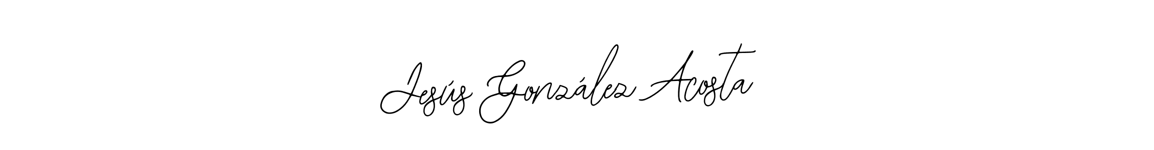 Create a beautiful signature design for name Jesús González Acosta. With this signature (Bearetta-2O07w) fonts, you can make a handwritten signature for free. Jesús González Acosta signature style 12 images and pictures png