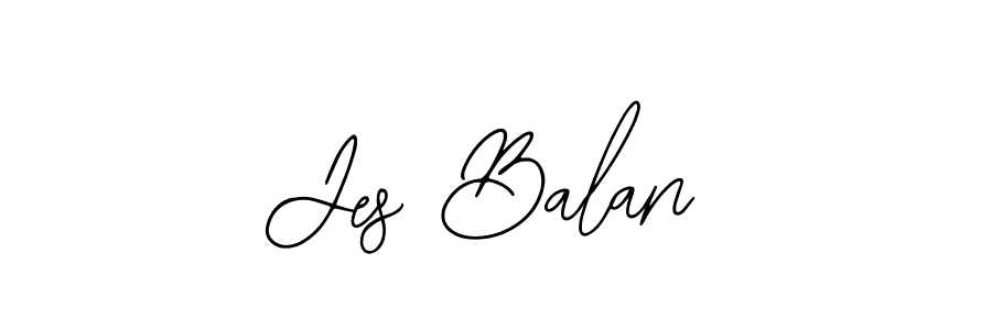 Jes Balan stylish signature style. Best Handwritten Sign (Bearetta-2O07w) for my name. Handwritten Signature Collection Ideas for my name Jes Balan. Jes Balan signature style 12 images and pictures png