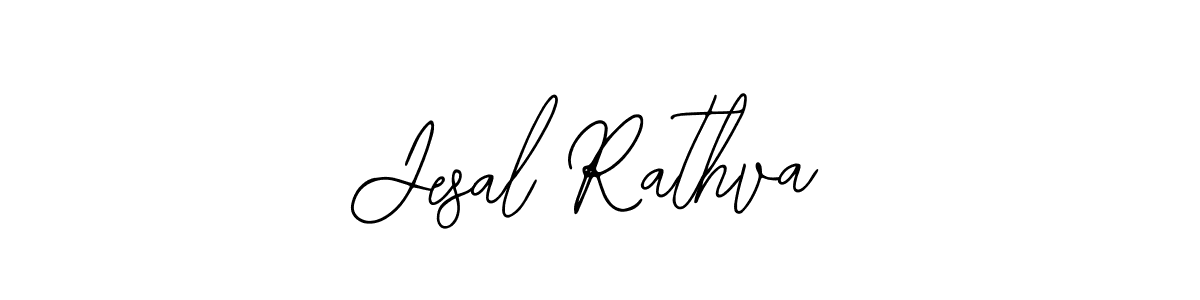 How to make Jesal Rathva signature? Bearetta-2O07w is a professional autograph style. Create handwritten signature for Jesal Rathva name. Jesal Rathva signature style 12 images and pictures png