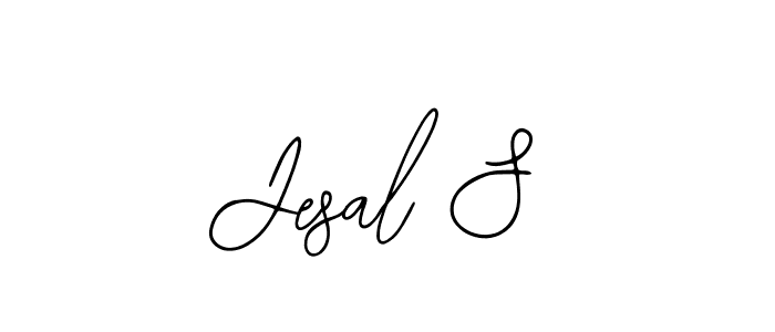 Similarly Bearetta-2O07w is the best handwritten signature design. Signature creator online .You can use it as an online autograph creator for name Jesal S. Jesal S signature style 12 images and pictures png