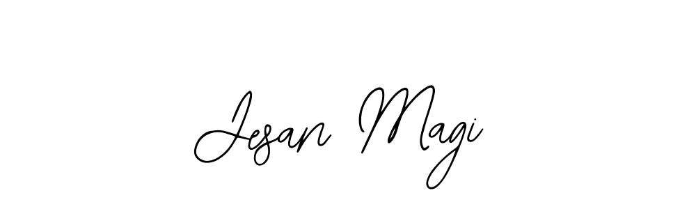 Bearetta-2O07w is a professional signature style that is perfect for those who want to add a touch of class to their signature. It is also a great choice for those who want to make their signature more unique. Get Jesan Magi name to fancy signature for free. Jesan Magi signature style 12 images and pictures png