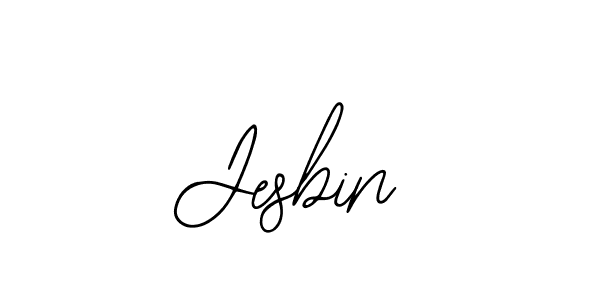 Design your own signature with our free online signature maker. With this signature software, you can create a handwritten (Bearetta-2O07w) signature for name Jesbin. Jesbin signature style 12 images and pictures png