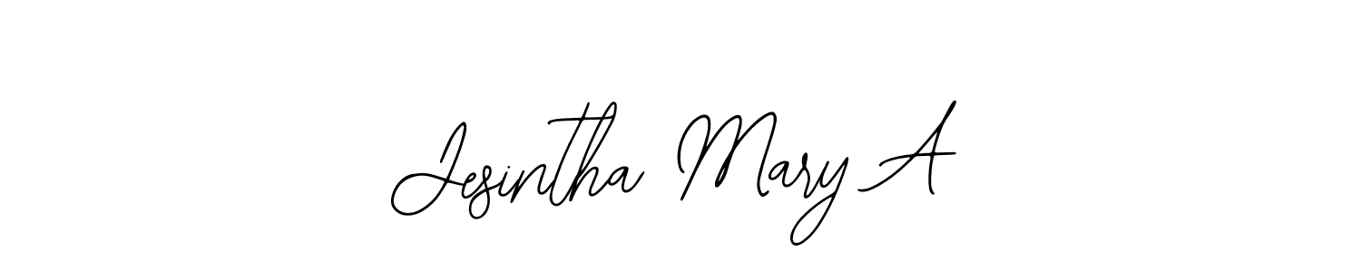 if you are searching for the best signature style for your name Jesintha Mary A. so please give up your signature search. here we have designed multiple signature styles  using Bearetta-2O07w. Jesintha Mary A signature style 12 images and pictures png