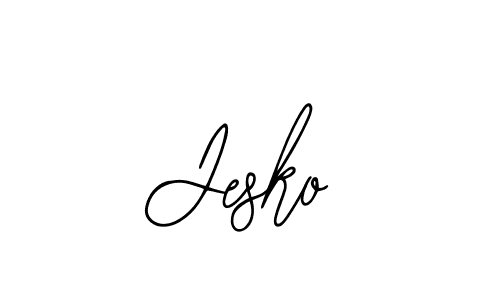 You should practise on your own different ways (Bearetta-2O07w) to write your name (Jesko) in signature. don't let someone else do it for you. Jesko signature style 12 images and pictures png