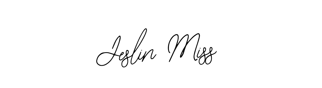 How to make Jeslin Miss signature? Bearetta-2O07w is a professional autograph style. Create handwritten signature for Jeslin Miss name. Jeslin Miss signature style 12 images and pictures png