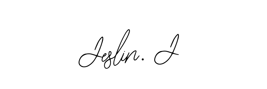 How to Draw Jeslin. J signature style? Bearetta-2O07w is a latest design signature styles for name Jeslin. J. Jeslin. J signature style 12 images and pictures png