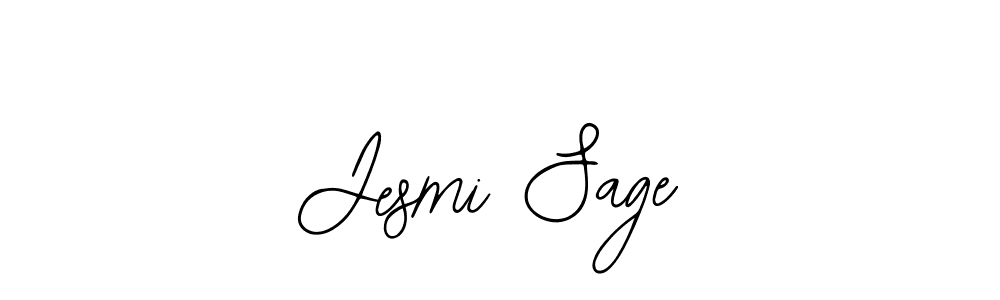 How to Draw Jesmi Sage signature style? Bearetta-2O07w is a latest design signature styles for name Jesmi Sage. Jesmi Sage signature style 12 images and pictures png