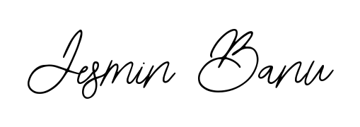 Download transparent PNG signature for name Jesmin Banu styled with Bearetta-2O07w font. Ready to paste directly into PDF and Word agreements. Jesmin Banu signature style 12 images and pictures png