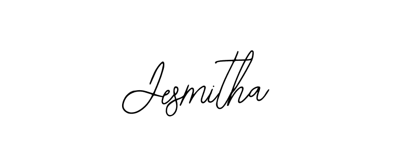 Bearetta-2O07w is a professional signature style that is perfect for those who want to add a touch of class to their signature. It is also a great choice for those who want to make their signature more unique. Get Jesmitha name to fancy signature for free. Jesmitha signature style 12 images and pictures png