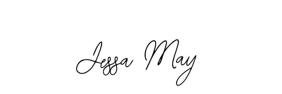 You should practise on your own different ways (Bearetta-2O07w) to write your name (Jessa May) in signature. don't let someone else do it for you. Jessa May signature style 12 images and pictures png